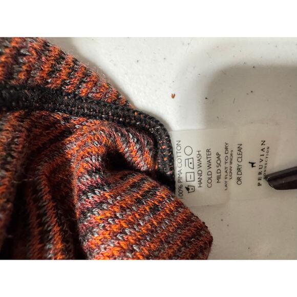 Peruvian Connection Pima Cotton Sweater Dress Medium - Picture 4 of 5